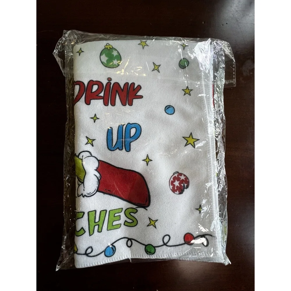 The‎ Grinch Kitchen Towels 25x16 Holiday Christmas New